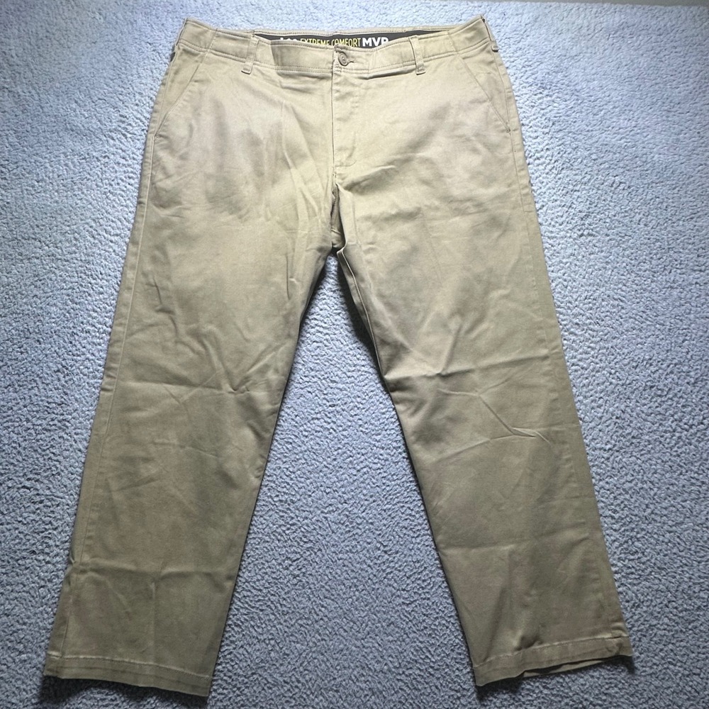 Lee Extreme Comfort MVP Khaki Pants Mens 40x29 Tan Stretch Chino 4272455